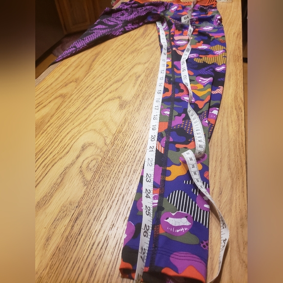 Xs zumba color block two tone compression leggings - Picture 5 of 6